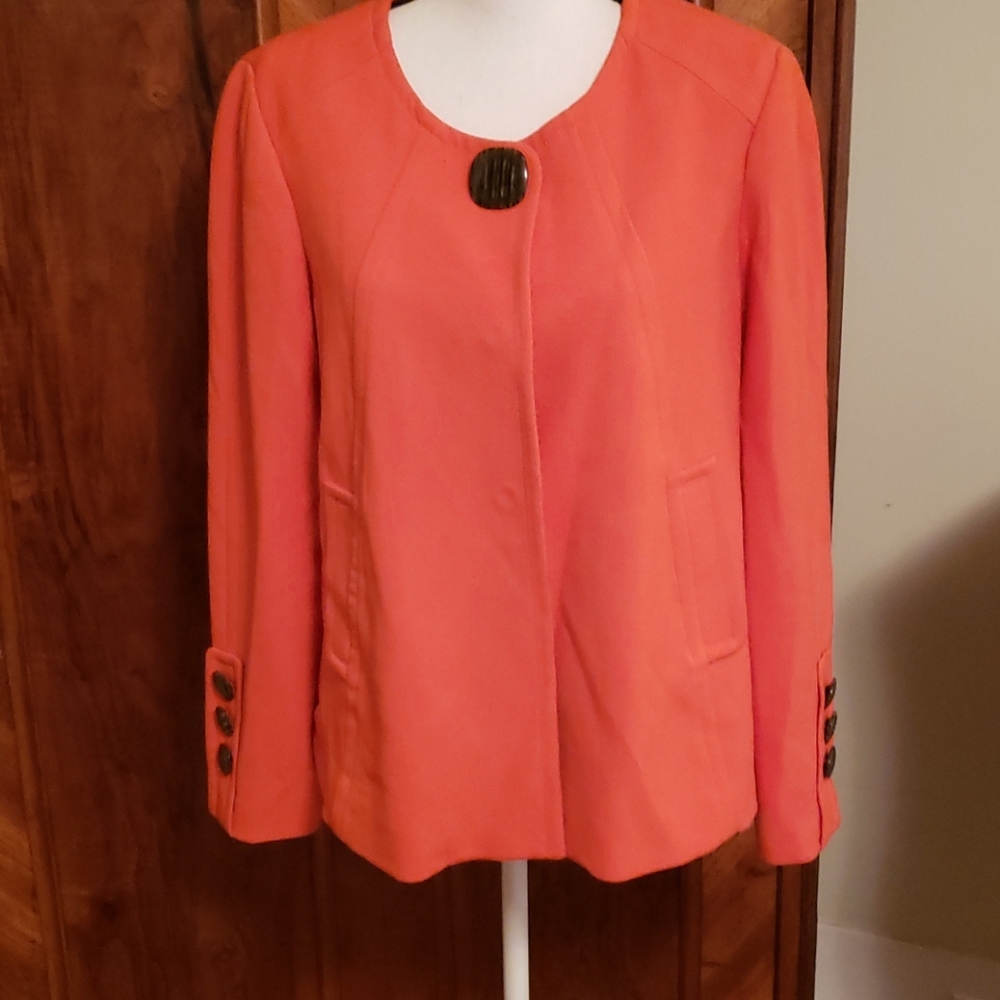 MARGARET FRANCES CORAL JACKET